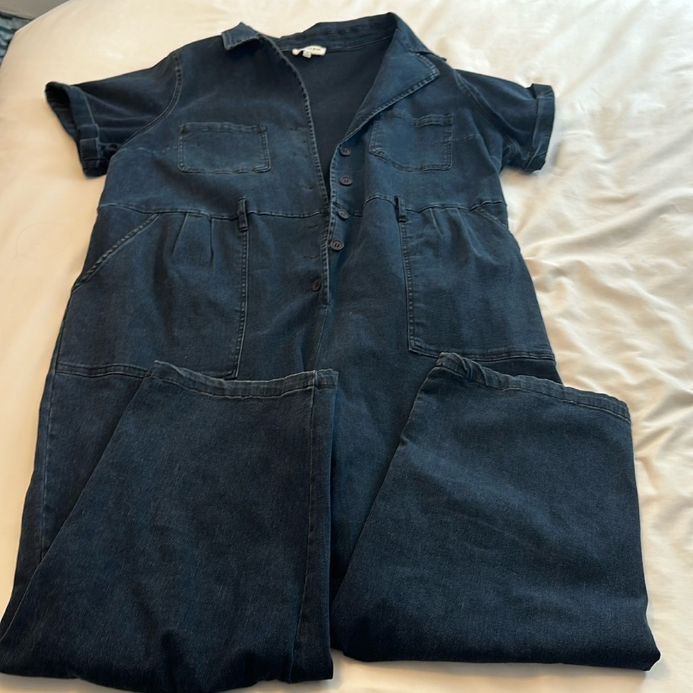 denim jumpsuit